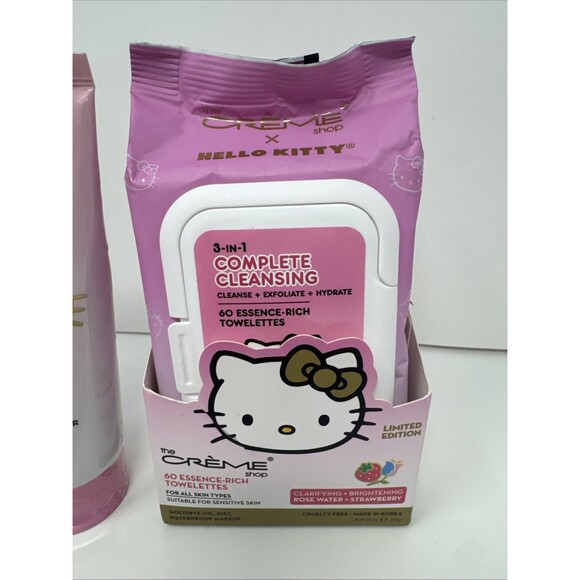 The Crème Shop x Hello Kitty Skincare Collection 9 Pack NEW SEALED pink water - Picture 5 of 12